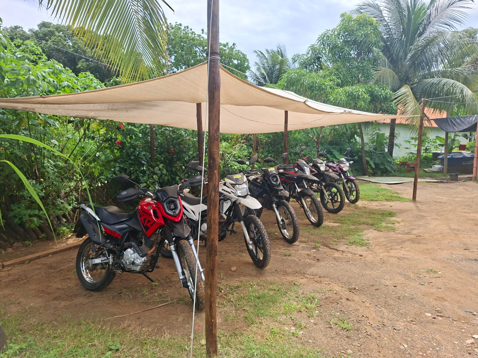 Motos da Locadora Novo Tempo em Fernando de Noronha